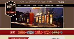 Desktop Screenshot of goldrushcoffee.com